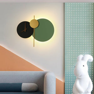 Moderne Geometrische LED-Wanduhr