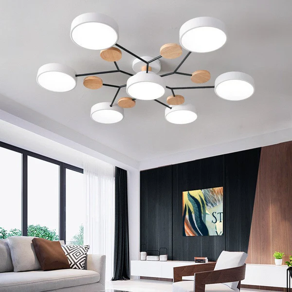 Minimalistisches Baumast-Design Moderne LED-Deckenleuchte