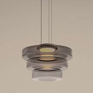 Moderne Geschichtete LED-Pendelleuchte