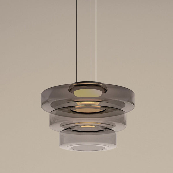 Moderne Geschichtete LED-Pendelleuchte