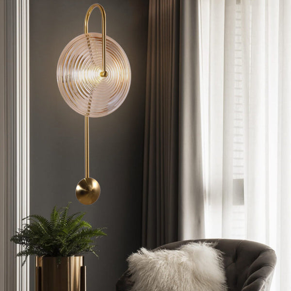 Moderne Spirale Pendel Wandleuchte