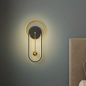 Moderne LED-Pendel Wandleuchte