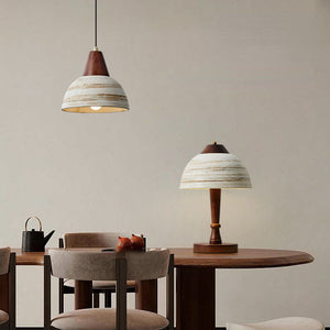 Retro-Kuppelschirm-LED-Tischlampe