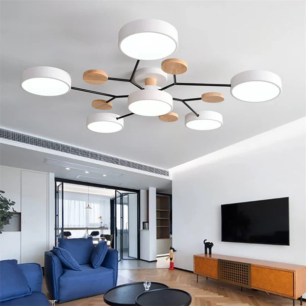 Minimalistisches Baumast-Design Moderne LED-Deckenleuchte