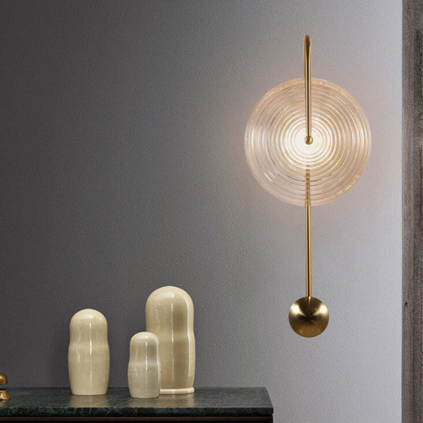 Moderne Spirale Pendel Wandleuchte