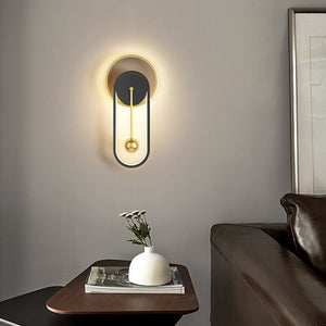 Moderne LED-Pendel Wandleuchte
