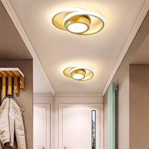 Minimalistische LED Deckenleuchte Im Halo Design
