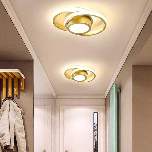 Minimalistische LED Deckenleuchte Im Halo Design