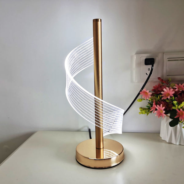 Moderne Kreative Led-tischlampe In Spiralform