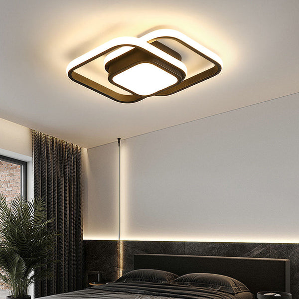 Minimalistische LED Deckenleuchte Im Halo Design