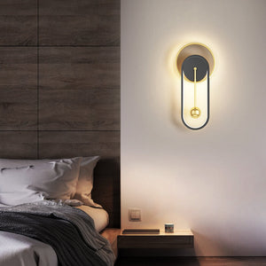 Moderne LED-Pendel Wandleuchte