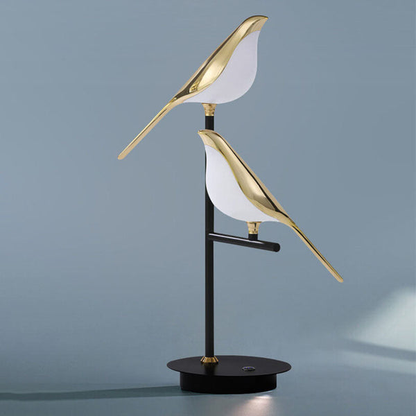 Von Vögeln Inspirierte Moderne Led-tischlampe