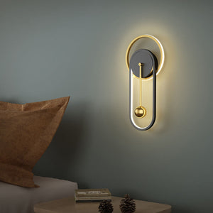Moderne LED-Pendel Wandleuchte