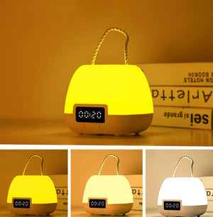 Tragbarer LED Wecker mit Nachtlicht