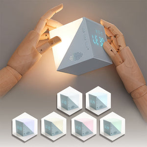 Moderne Rubiks Würfel Lampe mit LED Wecker