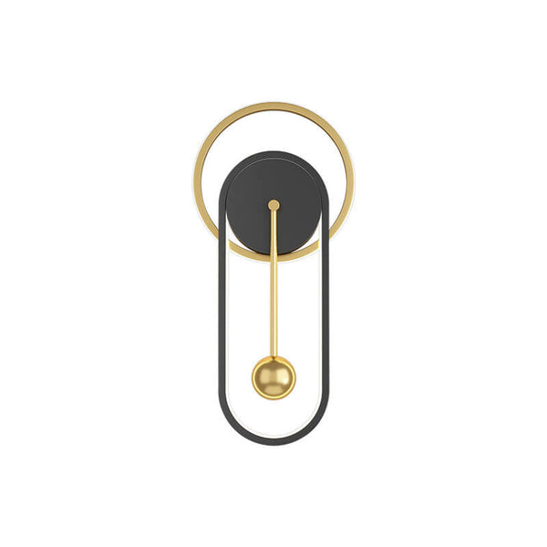 Moderne LED-Pendel Wandleuchte