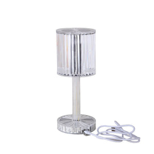 Moderne LED-Tischlampe in geometrischer Form mit Touch-Bedienung