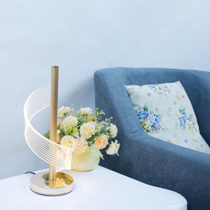 Moderne Kreative Led-tischlampe In Spiralform