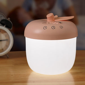 Moderner Apfel LED Wecker mit Nachtlicht