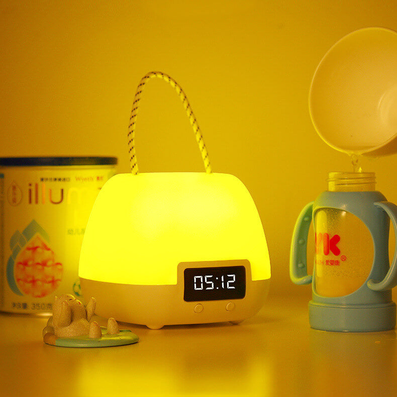 Tragbarer LED Wecker mit Nachtlicht