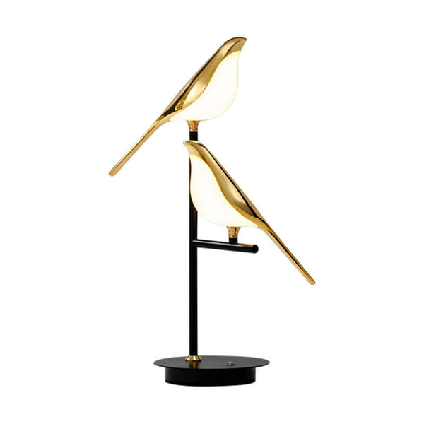 Von Vögeln Inspirierte Moderne Led-tischlampe