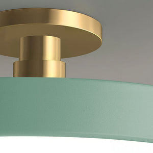 Minimalistische Runde Halbbündige Deckenleuchte