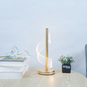 Moderne Kreative Led-tischlampe In Spiralform