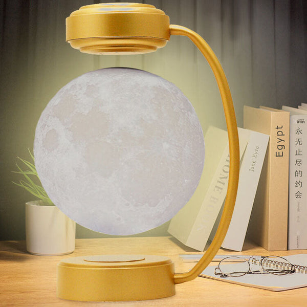 Schwimmende 3D-LED-Mond-Nacht Tischlampe
