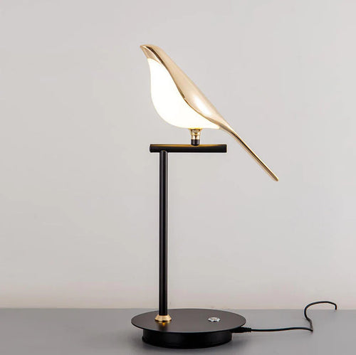 Von Vögeln Inspirierte Moderne Led-tischlampe
