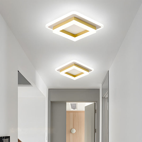Minimalistische Quadratische LED Deckenleuchte