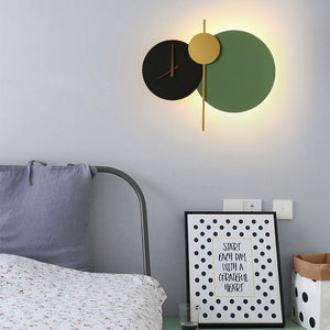 Moderne Geometrische LED-Wanduhr