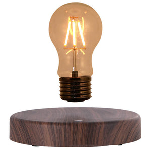 Kreative schwebende LED-Tischlampe aus Walnussholz