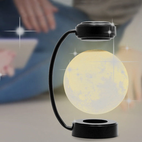 Schwimmende 3D-LED-Mond-Nacht Tischlampe