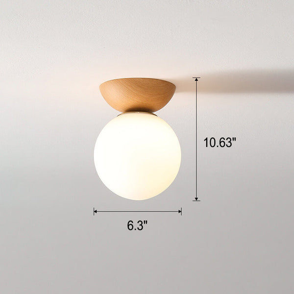 Runde Globus LED-Deckenleuchte