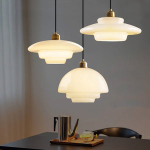Moderne Geschichtete LED-Kuppel-Pendelleuchte