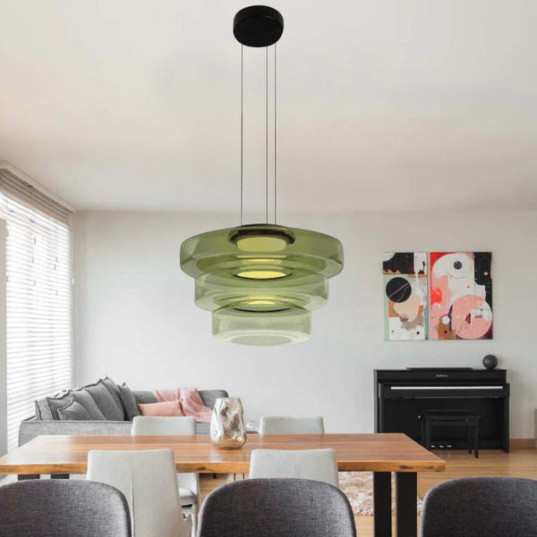 Moderne Geschichtete LED-Pendelleuchte