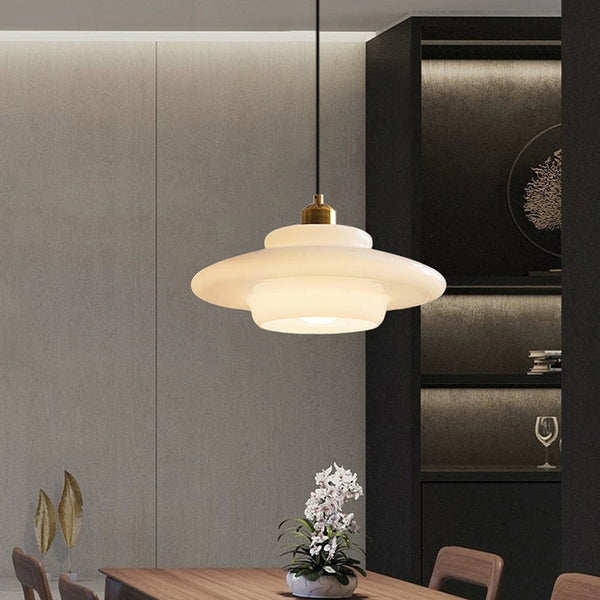 Moderne Geschichtete LED-Kuppel-Pendelleuchte