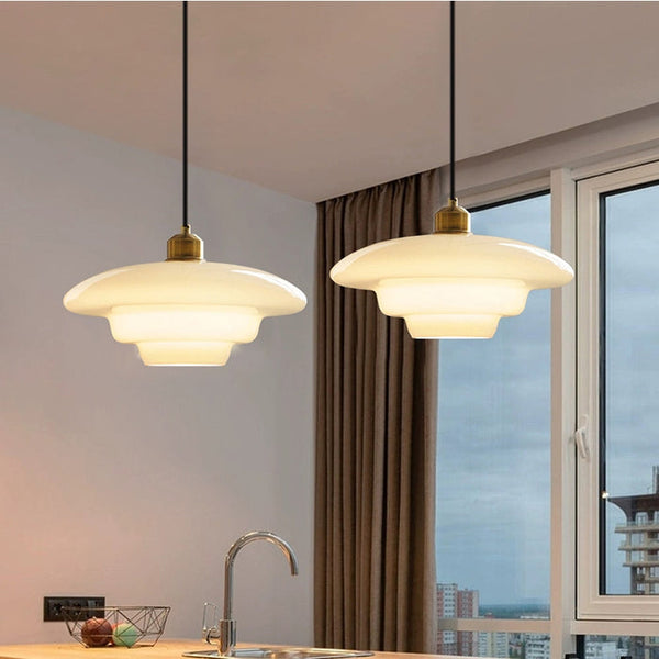 Moderne Geschichtete LED-Kuppel-Pendelleuchte