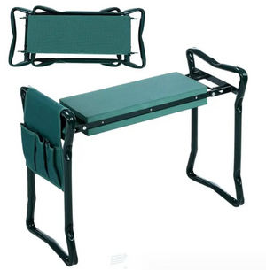 Zusammenklappbarer Gartenhocker mit Tasche