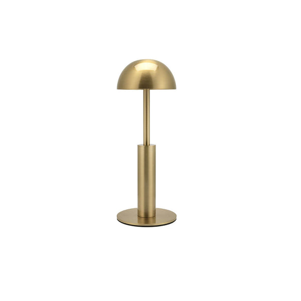 Minimalistische LED-Tischlampe im Kuppeldesign