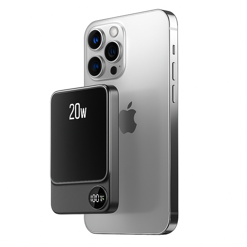 Tragbare Schlanke Kabellose Magnetische Powerbank