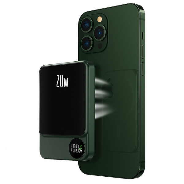 Tragbare Schlanke Kabellose Magnetische Powerbank