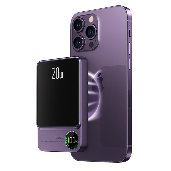 Tragbare Schlanke Kabellose Magnetische Powerbank