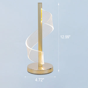 Moderne Kreative Led-tischlampe In Spiralform