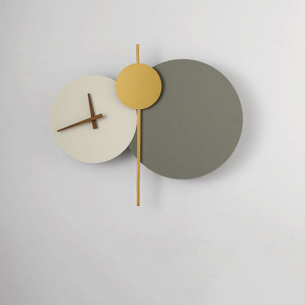 Moderne Geometrische LED-Wanduhr