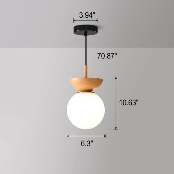 Runde Globus LED-Deckenleuchte