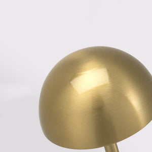 Minimalistische LED-Tischlampe im Kuppeldesign