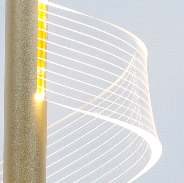 Moderne Kreative Led-tischlampe In Spiralform