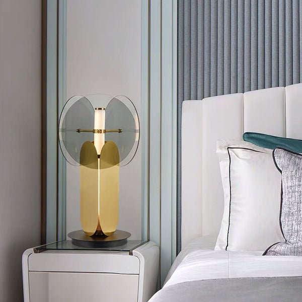 Moderne Minimalistische Skulpturale Led-tischlampe