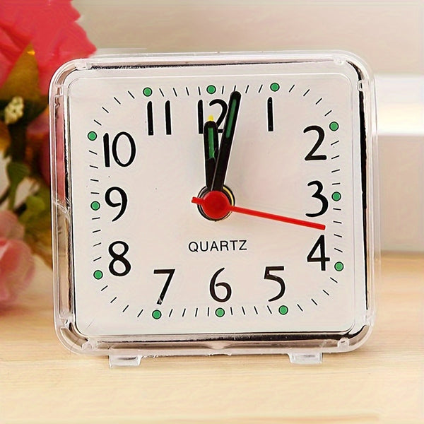 Minimalistischer analoger Wecker mit leisem Ticken